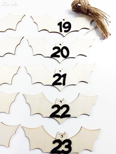 Fledys Holzfledermäuse mit Zahl